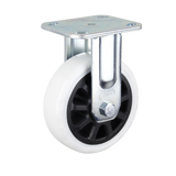 HIN6F-WNQ 430 Kg Fixed Plate 150mm White Nylon