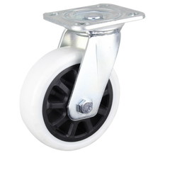 HIN6S-WNQ - 430 kg Swivel Plate 150mm White Nylon