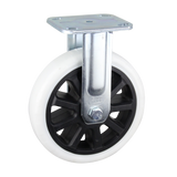 HIN8F-WNQ - 480 Kg Fixed Plate 200mm White Nylon