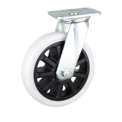 HIN8S-WNQ - 480 kg Swivel Plate 200mm White Nylon