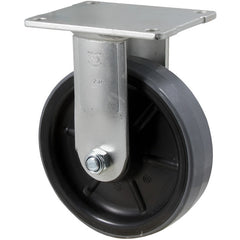 HUR150/HZF - 450 kg Fixed Plate 150mm Polyurethane
