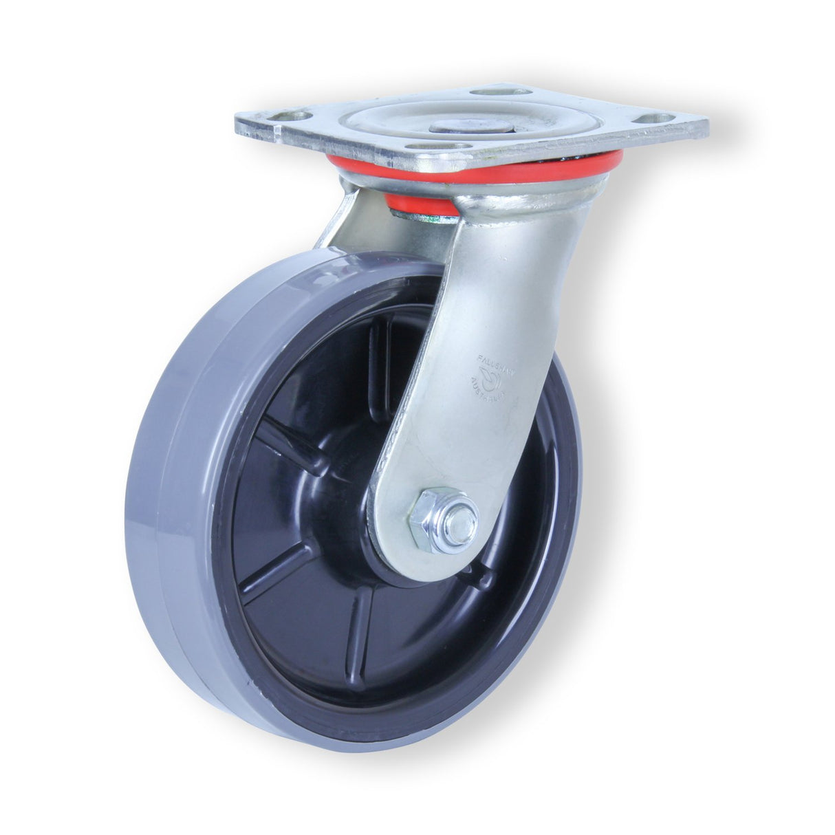 HUR150/HZP - H SERIES 450 Kg Swivel Plate 150mm Polyurethane