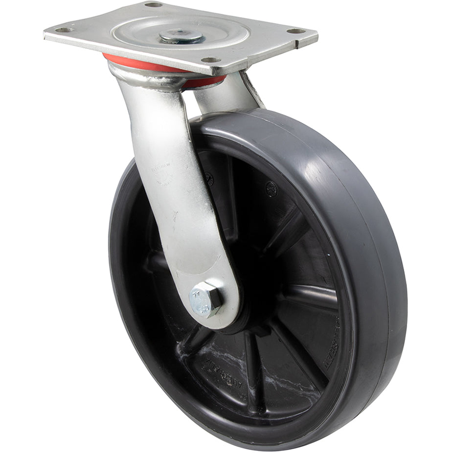 HUR200/HZP - H SERIES 500 Kg Swivel Plate 200mm Polyurethane