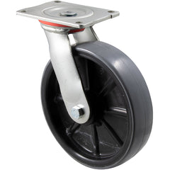 HUR200/HZP - H SERIES 500 kg Swivel Plate 200mm Polyurethane