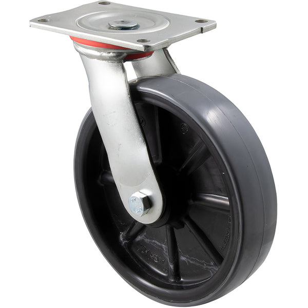 HUR200/HZP H SERIES <span>500 Kg Swivel Plate 200mm Polyurethane</span>