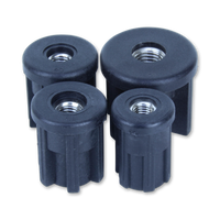 81/25/M10 - 25mm Round Stainless Steel Threaded Tube Insert
