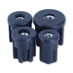 81/32/M10 - 32mm Round Stainless Steel Threaded Tube Insert
