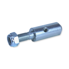 SP-AR22Z - Round Zinc Steel 22mm Solid Pintle Adapter