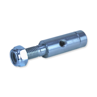 SP-AR19Z - Round Zinc Steel 19mm Solid Pintle Adapter