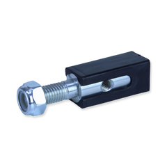 SP-AS22Z - Square Zinc Steel 22mm Solid Pintle Adapter