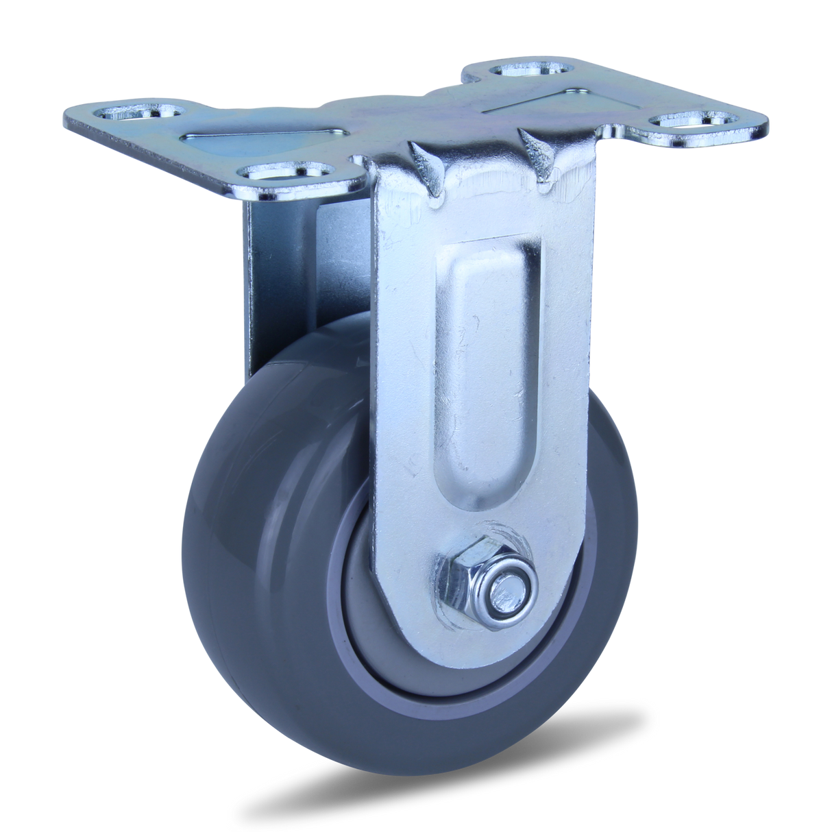 MZPUQ75F - 85 Kg Fixed Plate 75mm Polyurethane