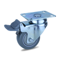 Swivel Braked - Plate Mount