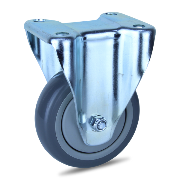 MZPUQ100F <span>100 Kg Fixed Plate 100mm Polyurethane</span>