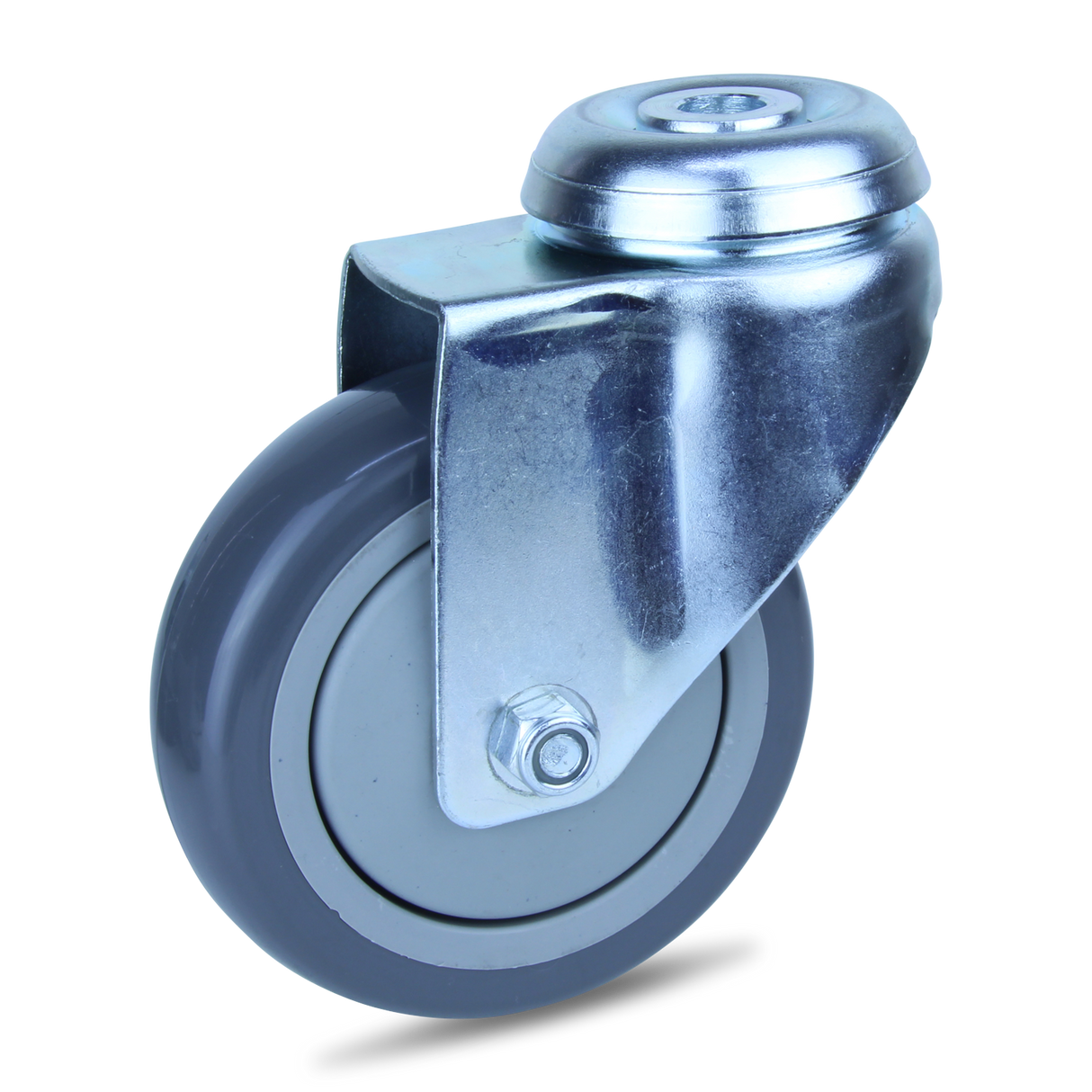MZPUQ100BH - 100 Kg Bolt-Hole 100mm Polyurethane