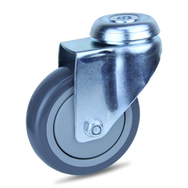 MZPUQ100BH <span>100 Kg Bolt-Hole 100mm Polyurethane</span>