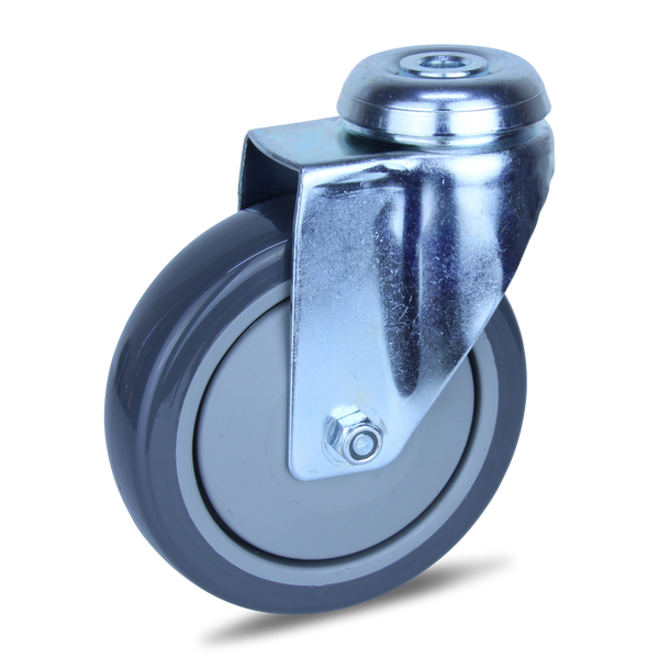 MZPUQ125BH <span>120 Kg Bolt-Hole 125mm Polyurethane</span>