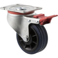 Swivel Braked - Plate Mount