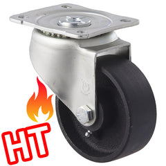 JCI100/JZPHT - 230 kg HIGH TEMP Swivel Plate 100mm Cast Iron