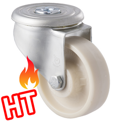JHH100/JZHHT - 100 kg HIGH TEMP Bolt-Hole 100mm Glass Filled Nylon