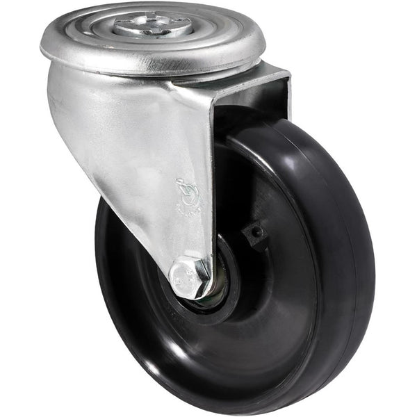 JNR125/JZH <span>300 Kg Bolt-Hole 125mm Black Nylon</span>