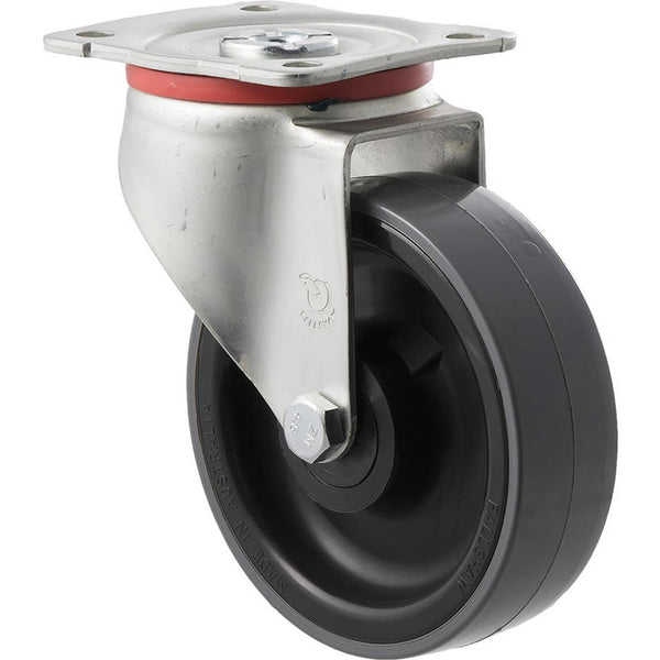 JUR125/JZP <span>300 Kg Swivel Plate 125mm Polyurethane</span>