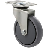 KJA100G/KZP - 50 Kg Swivel Plate 100mm Grey TPE