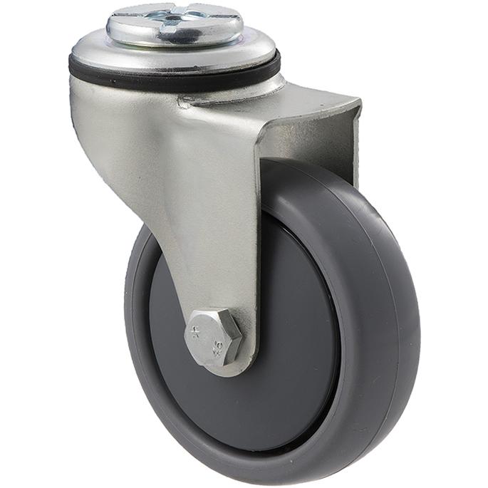 KJQ75G/KZH - 50 Kg Bolt-Hole 75mm Grey TPE