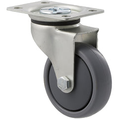 KJA75G/KZP - 50 kg Swivel Plate 75mm Grey TPE