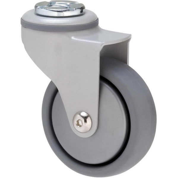 KJQ75GSL - KJQ75G/KPHSL <span>50 Kg Bolt-Hole 75mm Grey TPE w/ Silver Thread Guard</span>