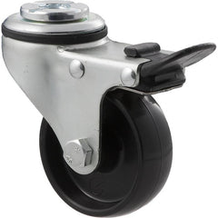 KNN65/KZHTB - 50 kg Bolt-Hole Total Brake 65mm Black Nylon