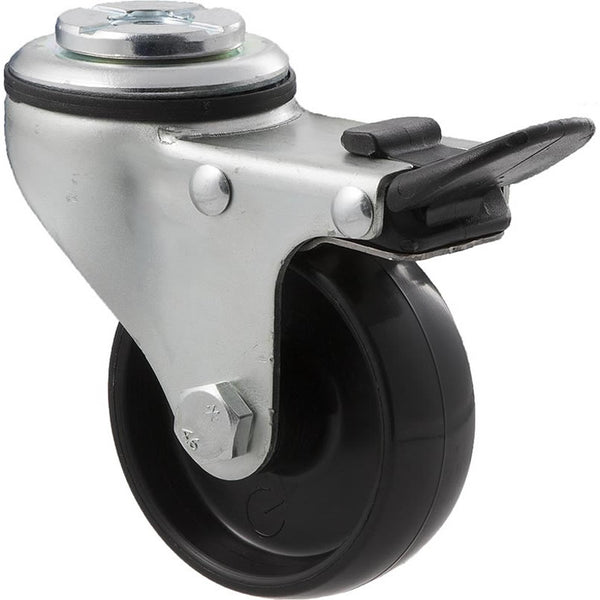 KNN65/KZHTB <span>50 Kg Bolt-Hole Total Brake 65mm Black Nylon</span>