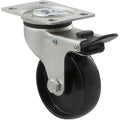 Swivel Braked - Plate Mount