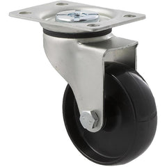 KNN75/KZP - 65 kg Swivel Plate 75mm Black Nylon