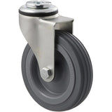 KSA100/KZH - 50 Kg Bolt-Hole 100mm Grey Rubber