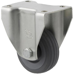 KSA65/KZF - 50 kg Fixed Plate 65mm Grey Rubber