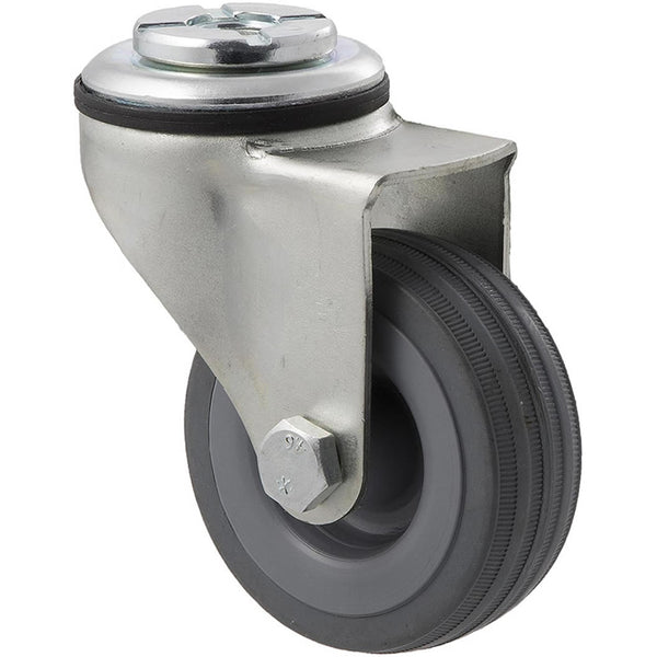 KSA65/KZH <span>50 Kg Bolt-Hole 65mm Grey Rubber</span>