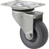 KSA65/KZP - 50 Kg Swivel Plate 65mm Grey Rubber