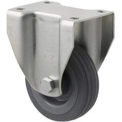 KSA75/KZF - 50 kg Fixed Plate 75mm Grey Rubber