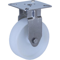 KSR07525-NNI 75 Kg Fixed 75mm Stainless Steel White Nylon