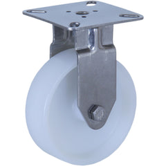 KSR07525-NNI(6) 75 kg Fixed 75mm Stainless Steel White Nylon