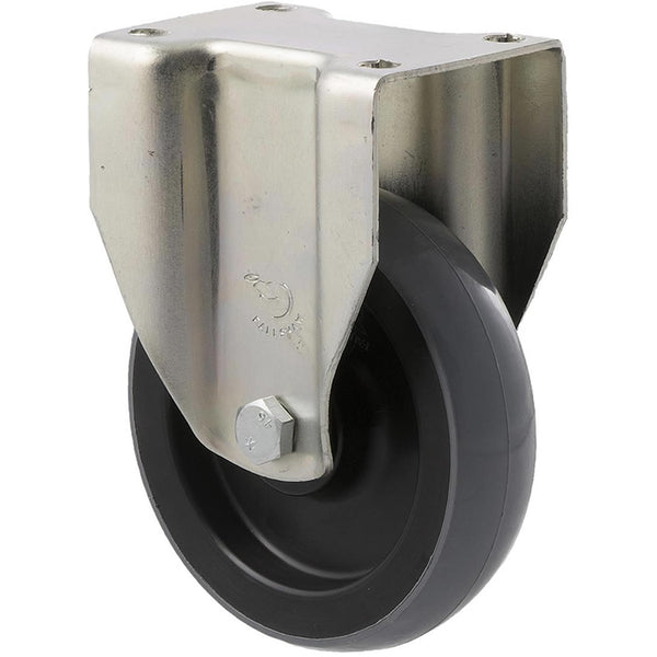 KUQ100/KZF <span>100 Kg Fixed Plate 100mm Polyurethane</span>