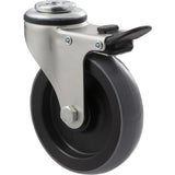 KUQ100/KZHTB - 100 Kg Bolt-Hole Total Brake 100mm Polyurethane