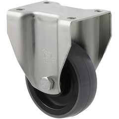 KUQ75/KZF - 100 kg Fixed Plate 75mm Polyurethane