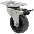 Swivel Braked - Plate Mount