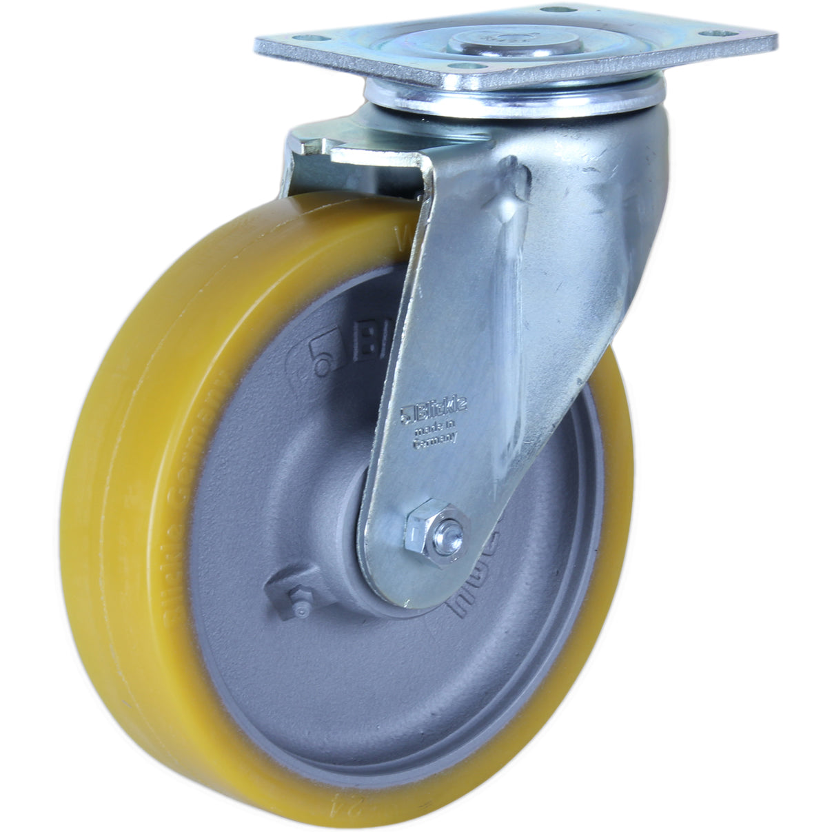 GTH200 - LH-GTH200K 900 Kg Swivel Plate 200mm Polyurethane