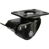 LHNNQ50SWBL - 300 kg Swivel Plate Brake 50mm Nylon