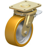 GTH202 - LS-GTH202K-ST 1600 Kg Swivel Plate 200mm Polyurethane Total Brake