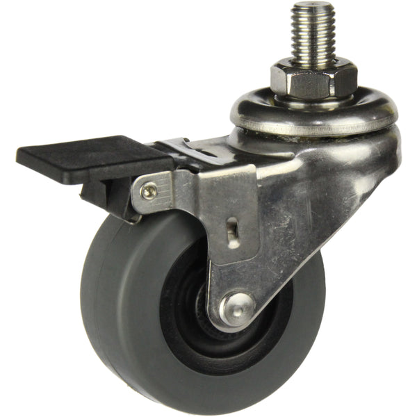 LSSGRA50BHWB <span>40 Kg Bolt-Hole Brake Grey 50mm Stainless Steel TPE</span>