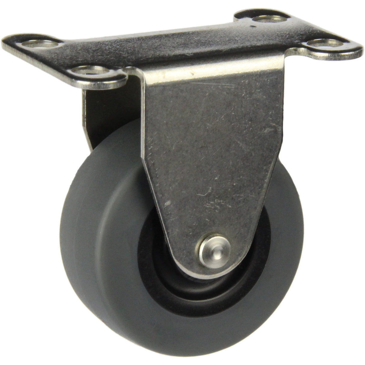 LSSGRA50F - 40 Kg Fixed Plate Grey 50mm Stainless Steel TPE