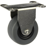 LSSGRA50F - 40 Kg Fixed Plate Grey 50mm Stainless Steel TPE